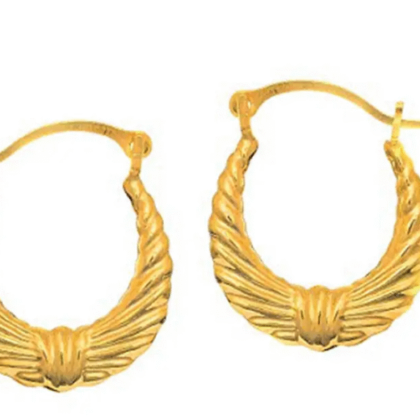 18K Gold-Plated Stainless Steel Small Earrings