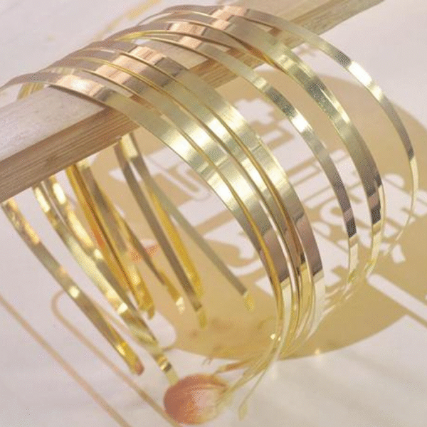 Sassy Gold Multi-Band Bracelet