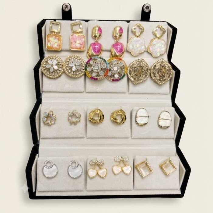 Multicolour Fashion Earrings Combo Box